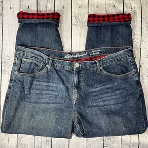 EDDIE BAUER Flannel Lined Jeans